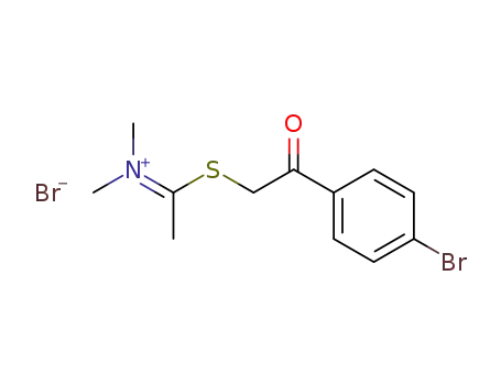 S-(p-Brom-phenacyl)-N,N-dimethyl-thioessigsaeureimidiumbromid