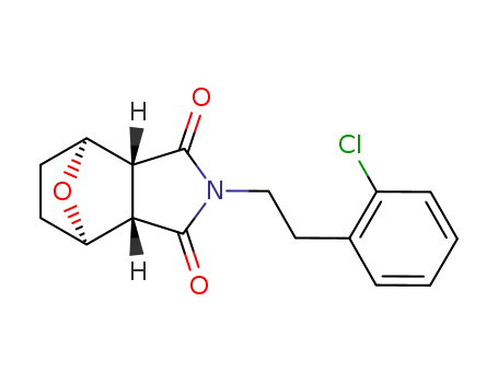 2-(2-chloro-phenethyl)-(3a<i>t</i>,7a<i>t</i>)-hexahydro-4<i>r</i>,7<i>c</i>-epioxido-isoindole-1,3-dione