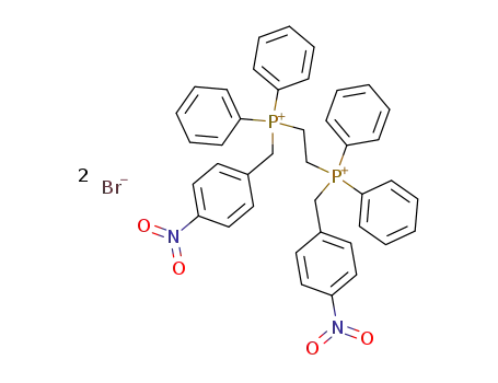 Molecular Structure of 23054-00-4 (Ethan-1,2-bis-<diphenyl-(4-nitrobenzyl)-phosphoniumbromid>)