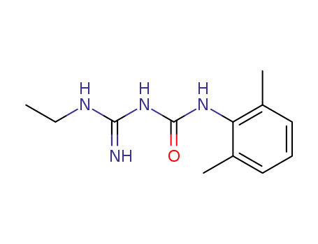 Molecular Structure of 65009-17-8 (1-(2',6'-dimethylphenyl)-3-(N-ethylamidino)urea)
