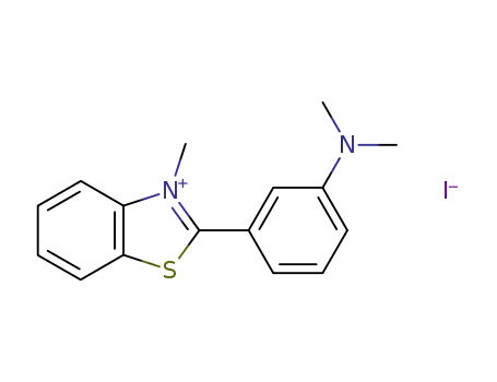 2-(3-dimethylamino-phenyl)-3-methyl-benzothiazolium; iodide