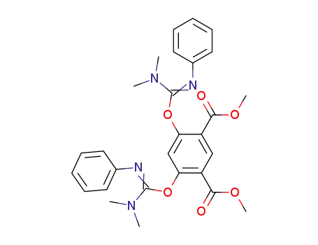 4.6-Bis-<N.N-dimethyl-N'-phenyl-guanyloxy>-isophthalsaeure-dimethylester