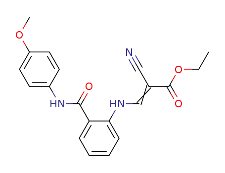 (E)-2-Cyano-3-[2-(4-methoxy-phenylcarbamoyl)-phenylamino]-acrylic acid ethyl ester
