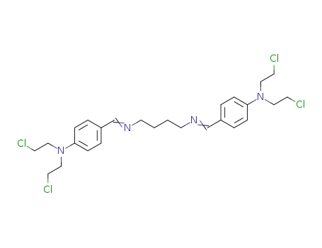 Molecular Structure of 15332-56-6 (p-Toluidine, a,a'-(tetramethylenedinitrilo)bis[N,N-bis(2-chloroethyl)-(8CI))
