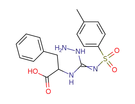 N<sup>α</sup>-(N<sup>1</sup>-Amino-N<sup>2</sup>-p-toluolsulfonyl-guanyl)-DL-phenylalanin