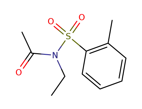 Molecular Structure of 93225-03-7 (N-Acetyl-N-aethyl-o-toluolsulfonamid)