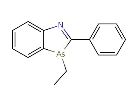 3H-1,3-Benzazarsole, 3-ethyl-2-phenyl-