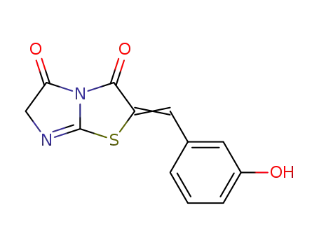 2-(3-hydroxy-benzylidene)-6<i>H</i>-imidazo[2,1-<i>b</i>]thiazole-3,5-dione