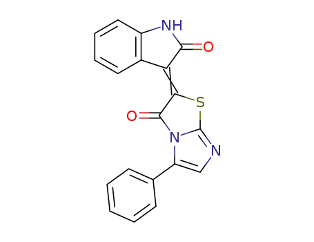 3-(3-oxo-5-phenyl-imidazo[2,1-<i>b</i>]thiazol-2-ylidene)-1,3-dihydro-indol-2-one