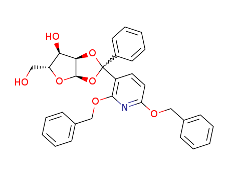 7-[2,6-bis(phenylmethoxy)pyridin-3-yl]-3-(hydroxymethyl)-7-phenyl-2,6,8-trioxabicyclo[3.3.0]octan-4-ol cas  13441-88-8