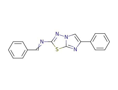 benzylidene-(6-phenyl-imidazo[2,1-<i>b</i>][1,3,4]thiadiazol-2-yl)-amine