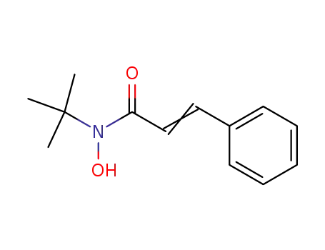 Molecular Structure of 68871-96-5 (2-Propenamide, N-(1,1-dimethylethyl)-N-hydroxy-3-phenyl-)