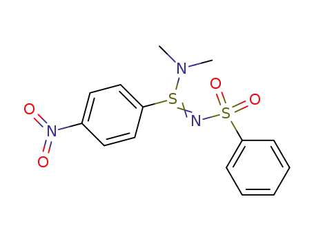 N<sup>2</sup>-Benzolsulfonyl-N<sup>1</sup>,N<sup>1</sup>-dimethyl-p-nitro-benzolsulfinsaeure-amidin