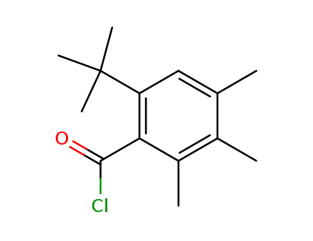6-tert.-Butyl-2,3,4-trimethyl-benzoesaeurechlorid