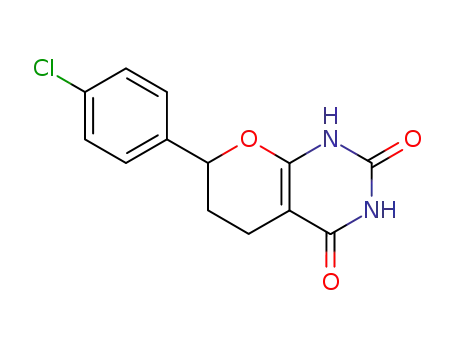7-(4-chloro-phenyl)-1,5,6,7-tetrahydro-pyrano[2,3-<i>d</i>]pyrimidine-2,4-dione