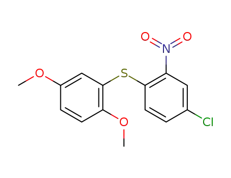 4-chloro-1-(2,5-dimethoxy-phenylsulfanyl)-2-nitro-benzene