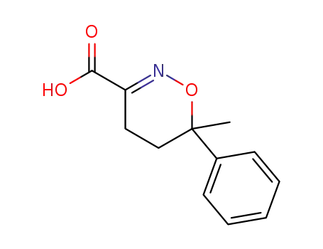 6-methyl-6-phenyl-5,6-dihydro-4<i>H</i>-[1,2]oxazine-3-carboxylic acid