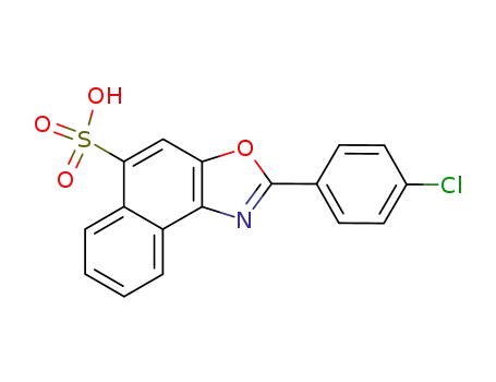 2-(4-chloro-phenyl)-naphtho[1,2-<i>d</i>]oxazole-5-sulfonic acid