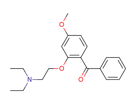 Molecular Structure of 3705-11-1 (Methanone, [2-[2-(diethylamino)ethoxy]-4-methoxyphenyl]phenyl-)