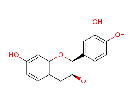 Molecular Structure of 14402-44-9 (2H-1-Benzopyran-3,7-diol,2-(3,4-dihydroxyphenyl)-3,4-dihydro-)