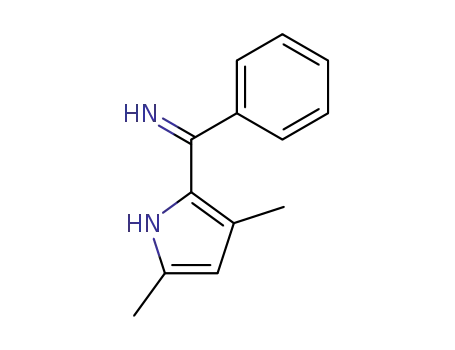 Molecular Structure of 23041-62-5 ((3,5-dimethyl-pyrrol-2-yl)-phenyl ketone-imine)