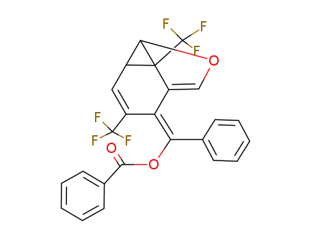 (Z)-5-(α-benzoyloxybenzylidene)-1,4-bis(trifluoromethyl)-8-oxatricyclo<4.3.0.0<sup>2,9</sup>>non-3,6-diene