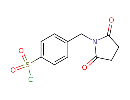Molecular Structure of 875236-20-7 (4-succinimidomethyl-benzenesulfonyl chloride)