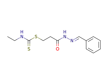 3-ethylthiocarbamoylsulfanyl-propionic acid benzylidenehydrazide