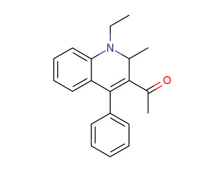Ethanone, 1-(1-ethyl-1,2-dihydro-2-methyl-4-phenyl-3-quinolinyl)-