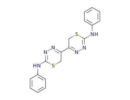 <i>N</i><sup>2</sup>,<i>N</i><sup>2'</sup>-diphenyl-6<i>H</i>,6'<i>H</i>-[5,5']bi[1,3,4]thiadiazinyl-2,2'-diyldiamine