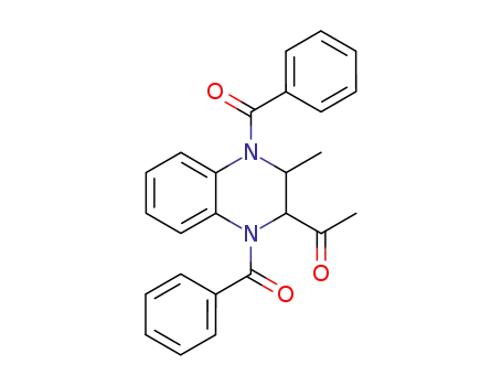 1-(1,4-dibenzoyl-3-methyl-1,2,3,4-tetrahydro-quinoxalin-2-yl)-ethanone