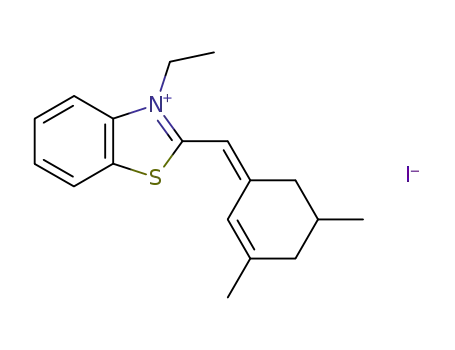 Benzothiazolium,
2-[(3,5-dimethyl-2-cyclohexen-1-ylidene)methyl]-3-ethyl-, iodide