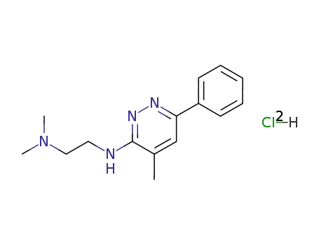 1,2-Ethanediamine, N,N-dimethyl-N'-(4-methyl-6-phenyl-3-pyridazinyl)-, dihydrochloride