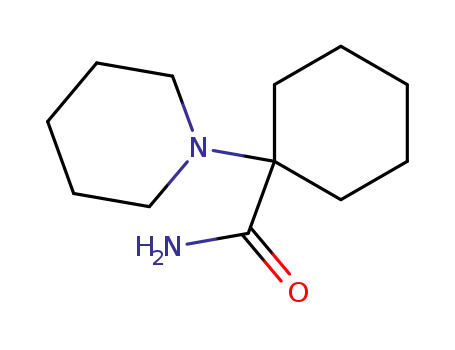 Molecular Structure of 2201-13-0 (1-piperidin-1-yl-cyclohexanecarboxylic acid amide)