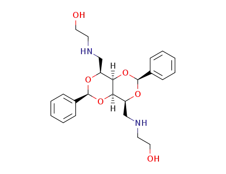 <i>O</i><sup>2</sup>,<i>O</i><sup>4</sup>;<i>O</i><sup>3</sup>,<i>O</i><sup>5</sup>-((<i>S</i>,<i>S</i>)-dibenzylidene)-1,6-bis-(2-hydroxy-ethylamino)-1,6-dideoxy-L-iditol