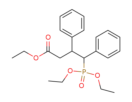 Molecular Structure of 100267-38-7 (4-diethoxyphosphoryl-3,4-diphenyl-butyric acid ethyl ester)