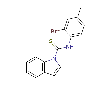 Indole-1-carbothioic acid (2-bromo-4-methyl-phenyl)-amide