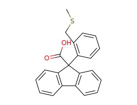 9-(2-Methylsulfanylmethyl-phenyl)-9H-fluorene-9-carboxylic acid