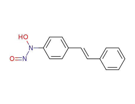 Molecular Structure of 100872-28-4 (<i>N</i>-nitroso-<i>N</i>-<i>trans</i>-stilben-4-yl-hydroxylamine)