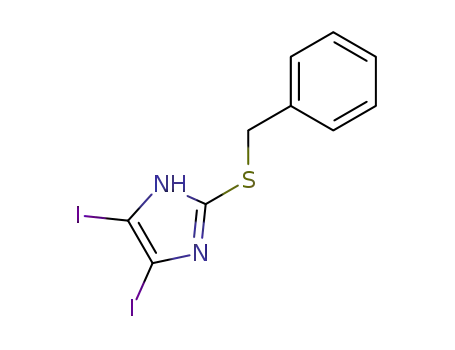 2-benzylsulfanyl-4,5-diiodo-1<i>H</i>-imidazole