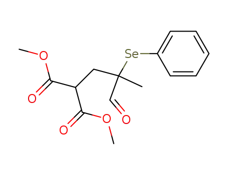 2-Carbomethoxy-4-formyl-4-phenylselenomethylpentanoate