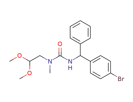 <i>N'</i>-(4-bromo-benzhydryl)-<i>N</i>-(2,2-dimethoxy-ethyl)-<i>N</i>-methyl-urea