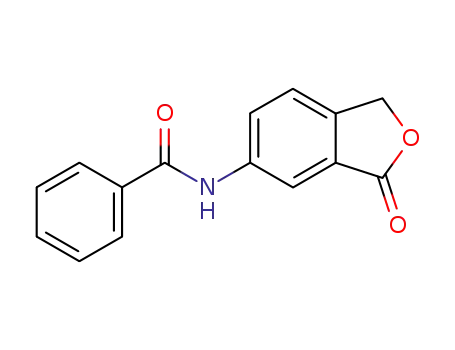 Molecular Structure of 873395-19-8 (N-(1,3-dihydro-3-oxo-5-isobenzofuranyl)Benzamide)