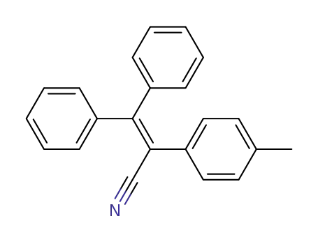 3,3-diphenyl-2-<i>p</i>-tolyl-acrylonitrile