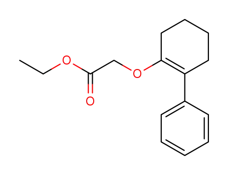 (2-Phenyl-cyclohex-1-enyloxy)-acetic acid ethyl ester