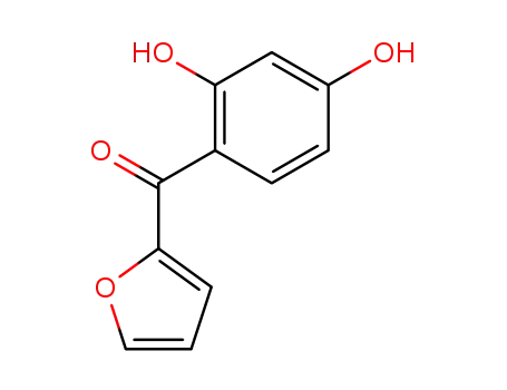 Molecular Structure of 91136-66-2 ((2,4-dihydroxy-phenyl)-[2]furyl ketone)
