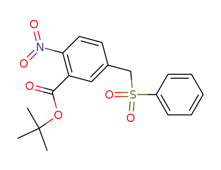 5-Benzenesulfonylmethyl-2-nitro-benzoic acid tert-butyl ester
