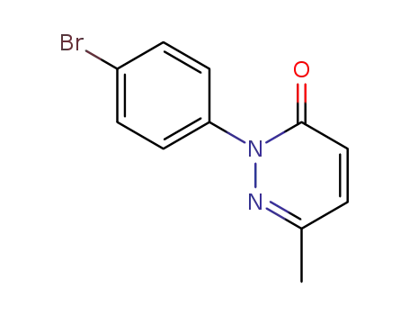 2-(4-bromo-phenyl)-6-methyl-2<i>H</i>-pyridazin-3-one