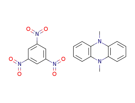 Molecular Structure of 125106-14-1 (5,10-Dimethyl-5,10-dihydro-phenazine; compound with 1,3,5-trinitro-benzene)