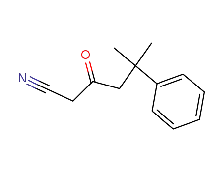 5-methyl-3-oxo-5-phenyl-hexanenitrile